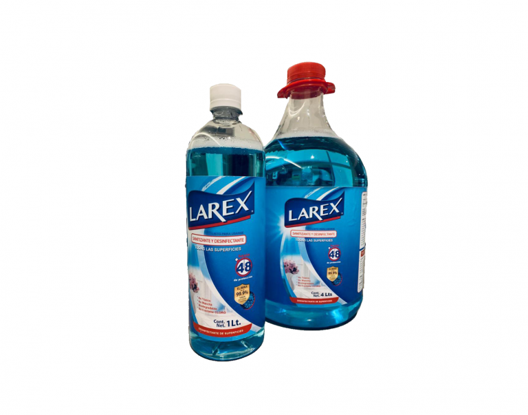 lAREZ 1 L desinfectante y sanitizante a base de amonio cuaternario