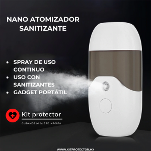 Capsula Atomizador Sanitizante Desinfectante Nano Difusor en Spray