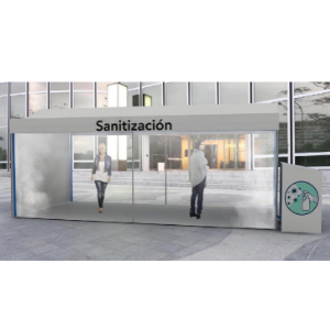 Carpa sanitizante doble carpa de desinfección