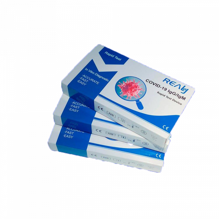 Realy Tech Prueba de antígeno COVID 19 caja c/ 5 piezas Realy Tech (hisopo)